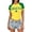 ZB Yellow, variant on Womens Brazil Soccer Tshirts Crew Neck Short Sleeve Slim Fit Flag Color and Letter Graphic Football Cropped Top Summer Fashion Clothes,Yellow,M