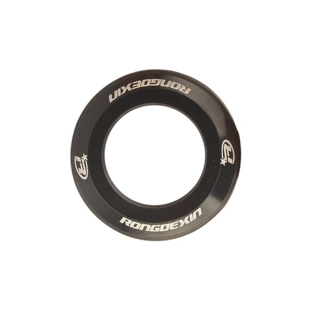 Yuarrent Cubierta de cuenco para bicicleta de montaña, tapas para auriculares de bicicleta de tubo de 28,6mm, parte profesional Ciclismo Negro