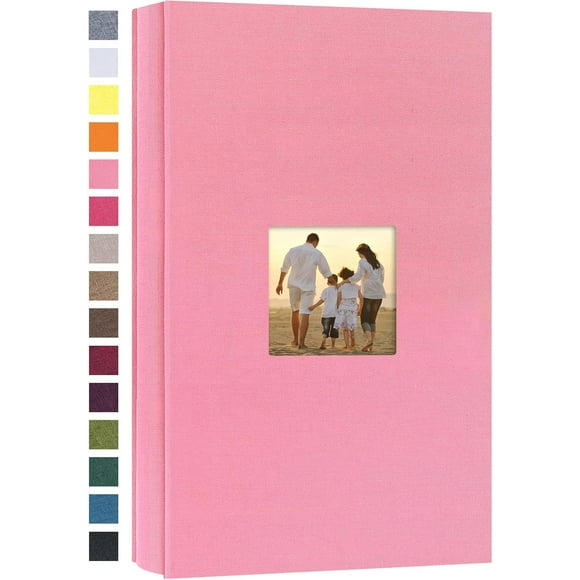 shiyou-Small Photo Album 4x6 300 Photos Linen Cover Picture Photo Book for Family Wedding Anniversary Baby Vacation