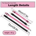 thumbnail image 4 of Dog Seat Belt for Car, 2 Pack Adjustable Pet Safety Restraint, Swivel Clip Design, Durable Nylon, Universal Fit, 4 of 6