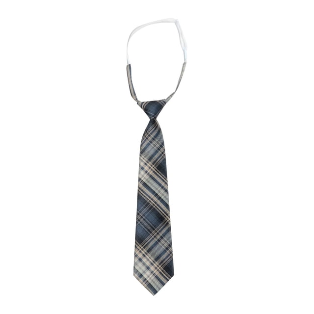 Boys Girls Solid Color Tie Pre-Tied Adjustable Kids Necktie For Wedding School Graduation Navy A