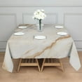 thumbnail image 3 of White Gold Marble Pattern Square Tablecloth,Waterproof Square Table Cover,Wipeable Spillproof Washable Table Cover for Home Kitchen Party Decor 42"X42"(107x107cm), 3 of 6