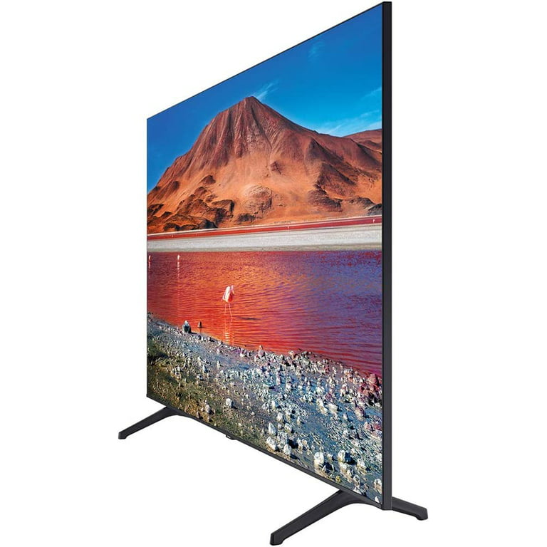 Soporte de pared para televisor Samsung TU7000 de 43 pulgadas clase HDR 4K  UHD Smart LED TV (UN43TU7000FXZA) – Perfil bajo de 1.7 pulgadas desde la