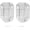 White, variant on TopKlik Self Closing Gate Hinges | Self-Aligning Heavy Duty Spring Hinge | Adjustable Tension | Pool Safety Hinges | Any Square Post, Aluminum Gates | Swing Close 90lb SHG-90L White