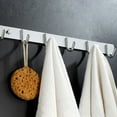 thumbnail image 6 of 2Pcs Stainless Steel 32cm Hanger with 6 Hooks Household Organization Accessories, 6 of 11