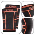 thumbnail image 2 of HLTHZONE Knee Brace for Men & Women Knee Braces for Knee Pain Knee Support Knee Compression Sleeve Knee Brace for Meniscus Tear Fitness Knee Sleeve - M Orange, 2 of 9
