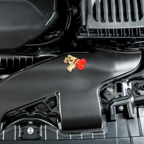 DINHEAROM Battery Terminal Connector Multi 1Pcs 2.4x1.9x1.3in Copper Plastic