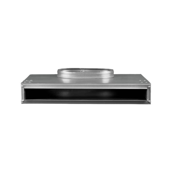 BUILDMART - 18" Plenum Box for [18" Linear Slot Diffuser - 1 Slot - Single Slot] Premium Insulated Plenum Box for Heating and Cooling