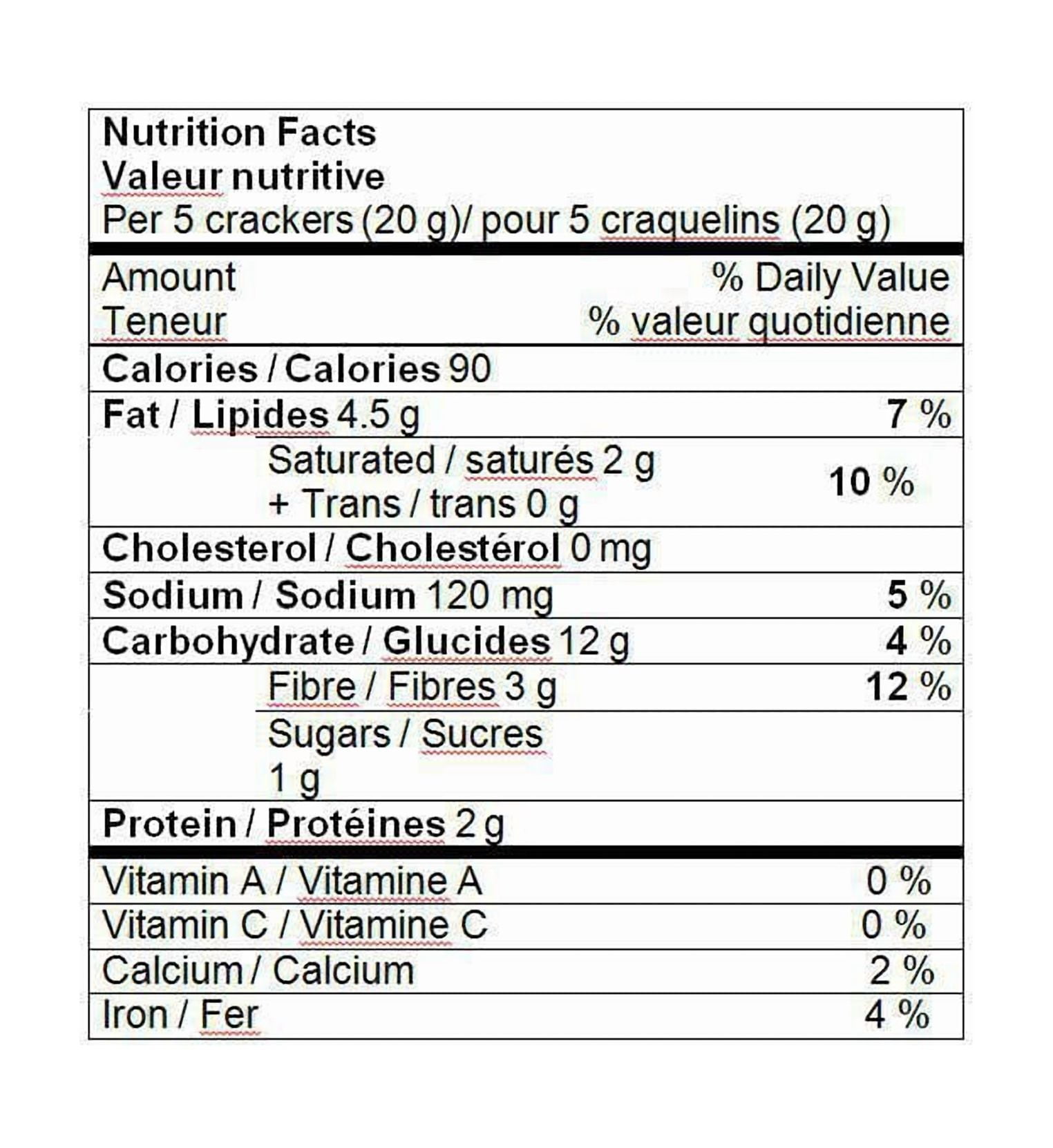 Breton Gluten Free White Bean with Salt and Pepper Crackers, Dare