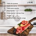 thumbnail image 2 of tabla para picar HAPPY LIFE madera pino, tabla de decorativa, tabla de quesos y corte carne, hecha 100% a mano I LIVE II: Chica 27 x 27 x 19 x 2.5, 2 of 3