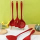 thumbnail image 5 of Juego de utensilios de cocina multifuncionales de cinco piezas con cuchara, espátula y colador. Herramientas resistentes al calor para cocinar y hornear a diario. Aestivo | Rojo | AESTIVO, 5 of 6