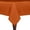 Orange, variant on Ultimate Textile 48 x 72-Inch Rectangular Polyester Linen Tablecloth