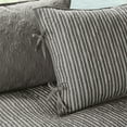 thumbnail image 2 of Madison Park Quebec Polyester Solid Brushed Reversible Daybed Cover Set in Gray, 2 of 16