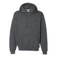 thumbnail image 1 of Dri Power Hooded Pullover Sweatshirt, Black Heather - 4XL, 1 of 1