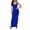 Blue-02, variant on STETMN Women's Crew Neck Solid Sleeveless Summer Beach Tank Top Casual Maxi Dress
