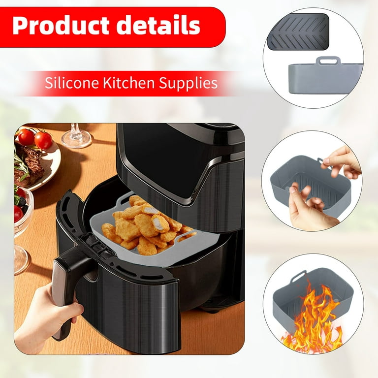 Silicone Air Fryer Liner for Ninja Foodi Dualzone Air Fryer