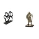 thumbnail image 1 of Servilletero de hierro,Servilletero con forma de pata,color negro,Dispensador de toallas de papel con estante independiente,Figura de escritorio,Estatua de, 1 of 8