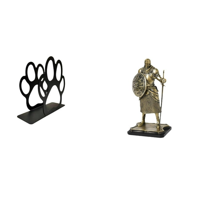 Servilletero con escultura de Paw Knight, organizador de pañuelos creativo europeo, figura decorativa para el hogar, cafetería, entrada, sala de estar