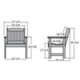 thumbnail image 4 of Highwood Lehigh Garden Chair - Outdoor, Eco-friendly, Synthetic Wood, 4 of 5
