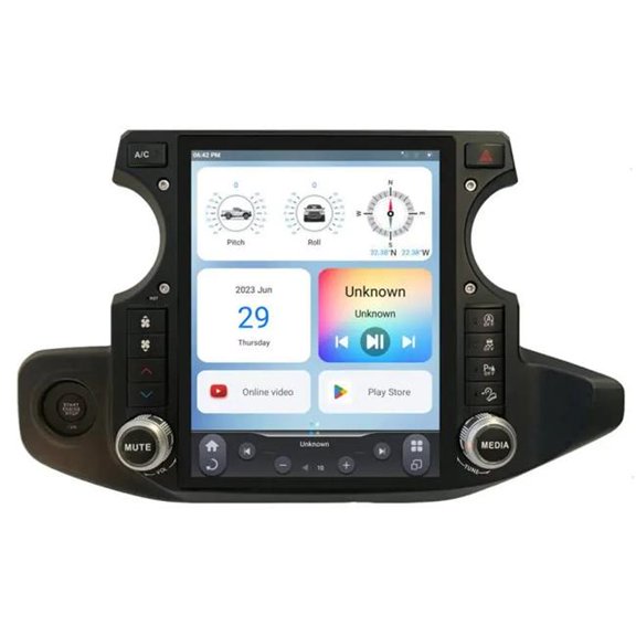 Linkswell TS-JPJL12-1RR-6H 12.1 in. GEN 6 T Style Radio for 2018-2023 Jeep JL Gladiator