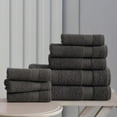 thumbnail image 5 of REGAL RUBY 4 Pieces Bath Linen Set Grey Washcloths Quick-Dry, Highly Absorbent, Soft Feel Fingertip Towels, 5 of 7