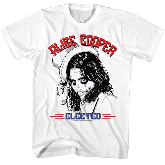 Alice Cooper Elected White T-Shirt