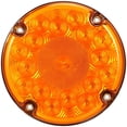 thumbnail image 2 of 2Pcs 7 Inch Round LED Trailer Tail Lights - 17 LED Sealed Truck RV Bus Stop Turn Brake Lights 12-24V with Inner Reflector Lens, 2 of 7