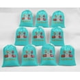 thumbnail image 5 of Darling Souvenir Green Rabbit & Egg Easter Party Supplies Favor Bags&nbsp;Drawstring Pouches&nbsp;15 Pieces, 5 of 5