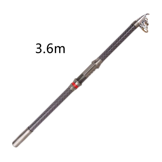 Qualitchoice Metal Booth Sea Fishing Rod Fiberglass Angling Rod Fishing Tool for Freshwater Saltwater