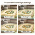 thumbnail image 7 of ODIKA 5'x7' Ultra-Soft Area Rug, Retro Geometric Funky Face Bold Frame Mid Century Bathroom Abstract None Washable, Bare feet friendly, Silk-Touch for Bedroom Home office, 7 of 7