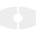 thumbnail image 4 of 26"W x 17 3/8"H x 6"ID x 14"C x 1"P Kailey Architectural Grade PVC Contemporary Ceiling Medallion, Two Piece, 4 of 11
