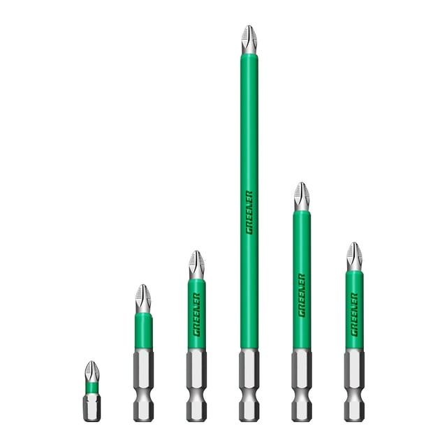 Riwesomey Broca de destornillador GREENER, brocas de destornillador antideslizantes, repuesto portátil de alta precisión, herramientas manuales para el Type3 NO3 Riwesomey TO007915-03