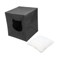 thumbnail image 2 of Cama cubo cueva de fieltro Yuyangstore para interior perrera plegable nido para gato escondite para Chihuahua gatito cachorro Pomerania, 2 of 8