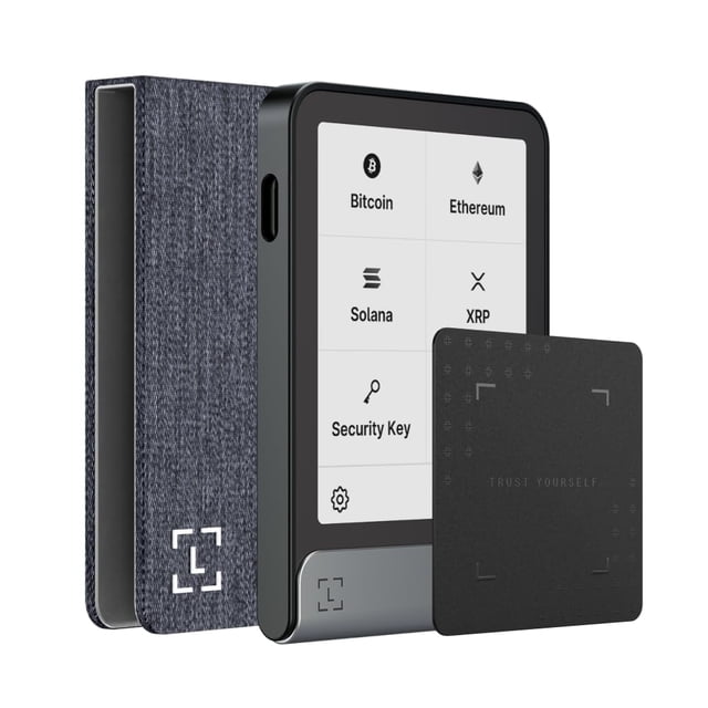 Ledger Flex - Ahora Incluye Ledger Recovery Key - Descubre la Billetera Hardware Más Intuitiva del Mundo, Mejorada con un Acceso Rápido y Fácil de Respaldo (Grafito + Folio con Imán)