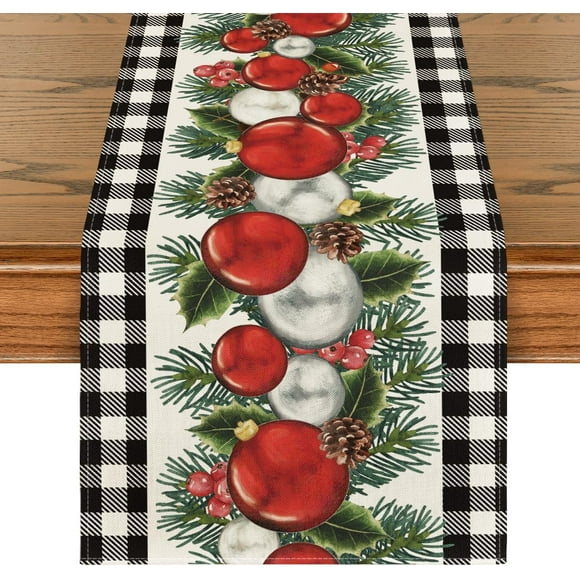 Creative ideas for winter kitchen table decoration