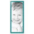 thumbnail image 2 of ArtToFrames 17" x 44" Turquoise Picture Frame, 17x44 inch Blue Wood Poster Frame (WOM-4588), 2 of 8