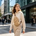 thumbnail image 5 of MMJ Crossbody Bags For Women Sling Bag Waterproof Lightweight Polyester Outdoor Sports Travel Hiking Shopping Cross Body Shoulder Bag Daily Use 13.39x7.09x3.54in, 5 of 6