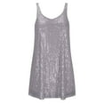 thumbnail image 5 of Oplxuo Women's Sequin Dress for Women Sparkly Glitter V Neck Shift Cocktail Disco Outfit Party Club Night Out Mini Dresses, 5 of 7