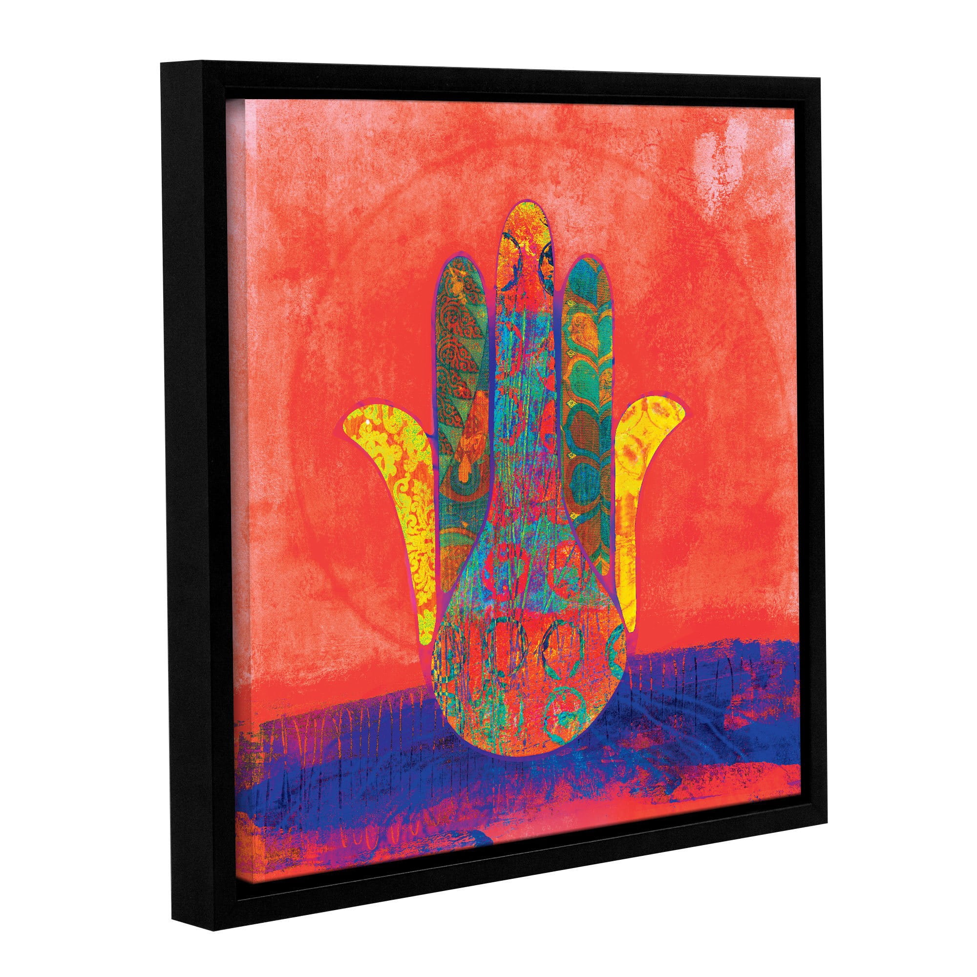 ArtWall Elena Ray "Hand of Fatima" Gallery-Wrapped Floater-Framed Canvas