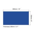 thumbnail image 2 of Uxcell PMMA Acrylic Sheets Colored Non Transparent 12 x 6 Inch Blue for Crafts, 2 of 4