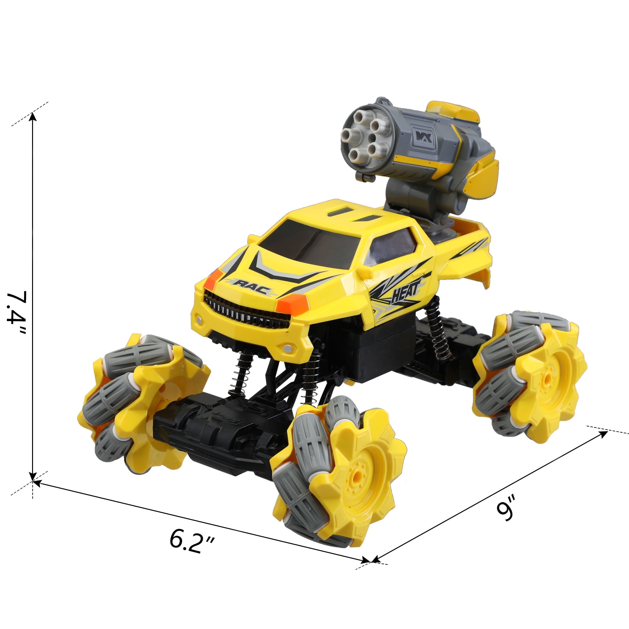 Kepooman Kids RC Cars Stunt Car Toy, Gesture Sensor Watch Double Sided 360° Rotating RC Car with Headlights, Yellow Kepooman Kids RC Cars Stunt Car Toy, Gesture Sensor Watch Double Sided 360° Rotating RC Car with Headlights, Yellow