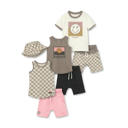 

Little Star Organic Toddler Boy 7Pc Outfit Set 12M-5T