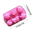 thumbnail image 3 of COFEST Silicone Soap Molds, Different Cavities Soap Mold with Different Shapes, Perfect for Soap Making, Handmade Cake Chocolate Desserts Biscuit Pudding Teacake Jelly (Animals) A, 3 of 9