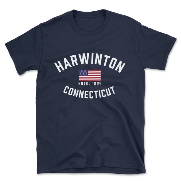 Harwinton Connecticut Patriot Men's Cotton T-Shirt