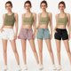 thumbnail image 1 of TFixol Pantalones cortos deportivos para mujer de secado rápido con bolsillos de malla elástica en la cintura, 1 of 8