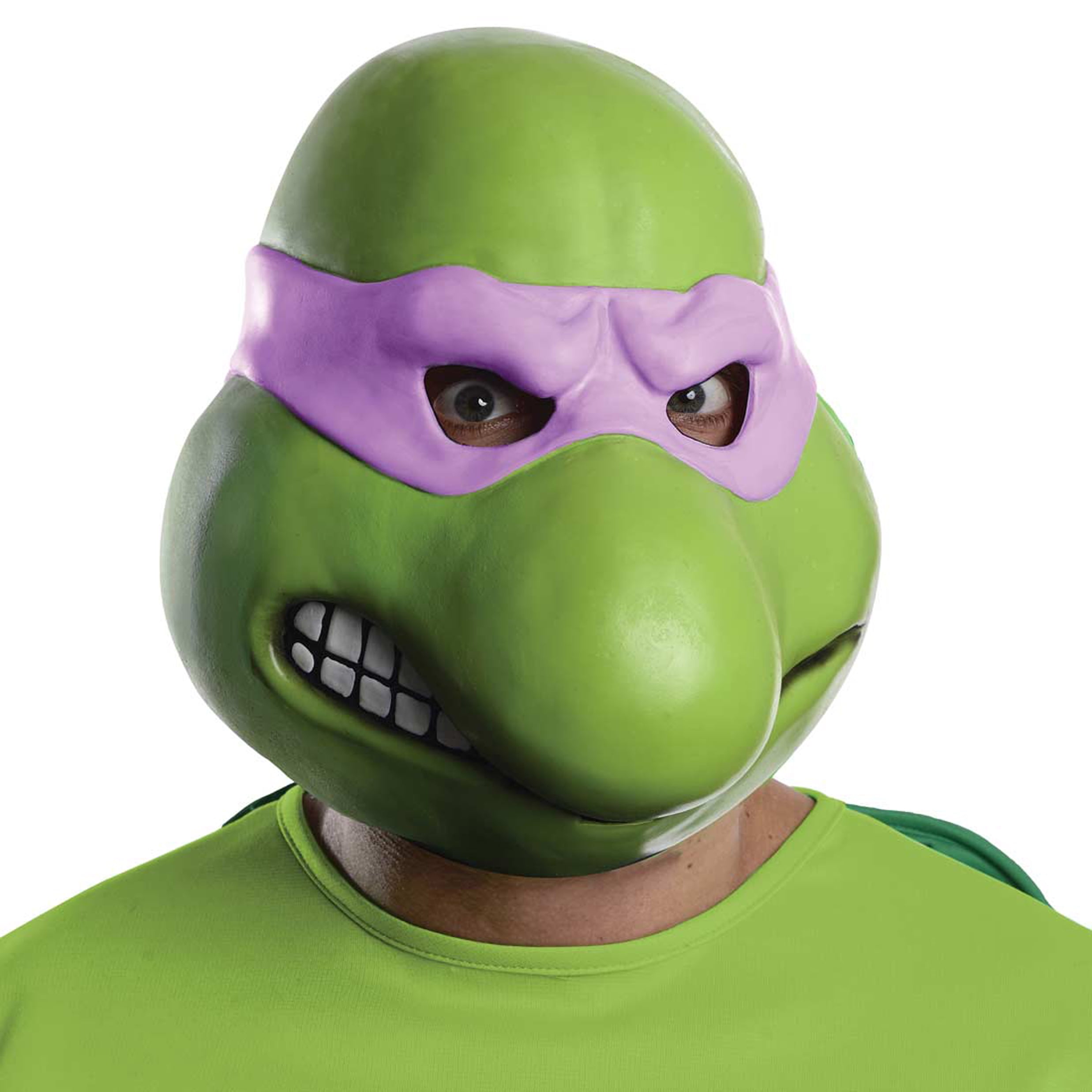 T.M.N.T. Donatello 3/4 Vinyl Costume Mask Adult - Walmart.com - Walmart.com