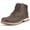 Brown, variant on Men's Lightweight Ankle Winter Snow Boots Fleece Lined and Warm