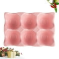 thumbnail image 4 of 6 Grids Egg Holder Ceramic Anti-Slip Egg Box Refrigerator Shockproof Egg Storage Box (Pink), 4 of 8