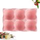 thumbnail image 4 of Huevera de cerámica antideslizante con 6 rejillas, ideal para el refrigerador y a prueba de golpes (rosa), 4 of 5