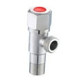 thumbnail image 3 of kowaku Angle s Quarter Turn No Lead Lavatory s Antirust Pipe Fittings Connector for Toilet Supply Basin Faucet Bathroom Sink red, 3 of 7
